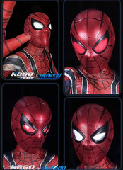 Killerbody 1/1 Iron Spider Helmet Wearable Mask Voice Control Spider-man Props