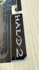 JOY RIDE STUDIOS HALO 2 SERIES 1 MASTER CHIEF W/BATTLE RIFLE & SMGs. NIB GENUIN
