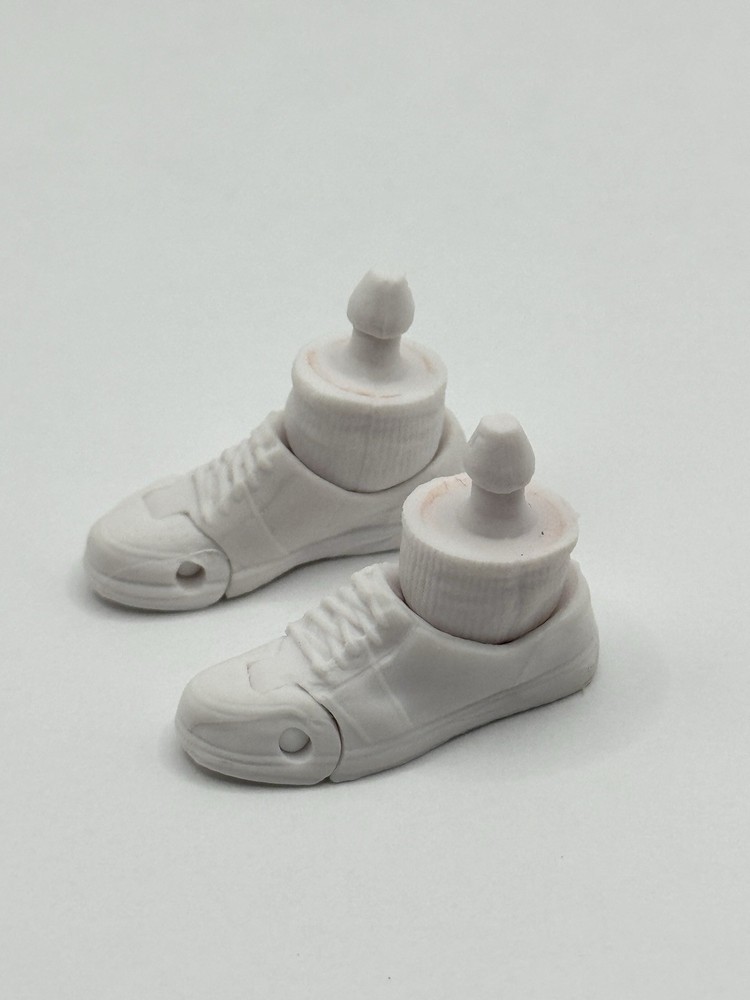 WWE Ultimate Edition – Ultimate White Shoes Only Fodder Mattel Figure 1/12 Scale