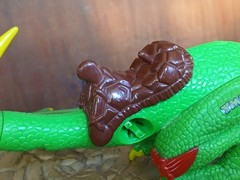 VTG TMNT CAVE TURTLE RALPH TUBULAR PTERODACTYL DINOSAUR INCOMPLETE PARTS ONLY