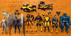 Marvel Legends X-Men Love Triangle Jubilee Beast Cyclops Archangel Jean Grey Lot