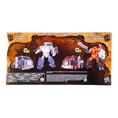 Transformers Kingdom Golden Disk Puffer & Road Ranger Set NEW SEALED EXCLUSIVE