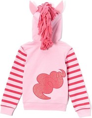 Girls My Little Pony Pinky Pie Hoodie, Cotton, Side Pockets