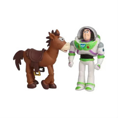 7Pcs/Set Toy Story 4 Action Figures Toy Woody Jessie Buzz Lightyear Forky Pig Be