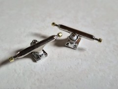 Legacy 34mm Professional Fingerboard BLU Complete Skateboard W/ Keychain Leash