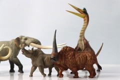 TNG Mammonteus Primigenius Model Elephant Animal Figure Toys Decor Xmas Gift