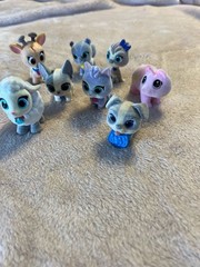Disney Palace Pets Whisker Haven Tales Flocked Mini Figure 8 Piece Lot
