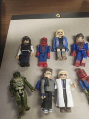 The Amazing Spider-Man MiniMates Lot Peter Parker Gwen Stacy LizardElectro LOOSE