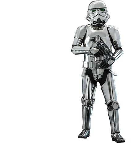 Movie Masterpiece Star Wars 1/6 Stormtrooper Chrome Ver Action Figure Hot Toys