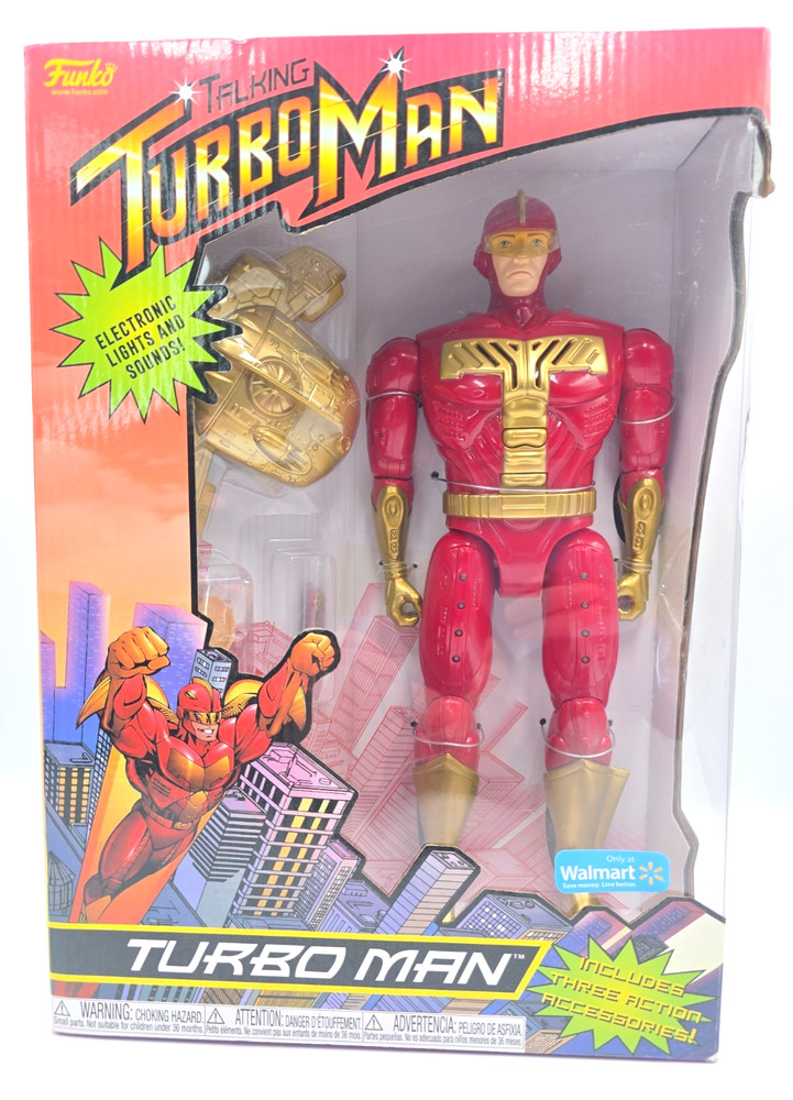 Funko Talking Turbo Man 13.5″ Action Figure Walmart Exclusive