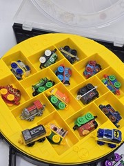 Thomas the Tank Engine DC Super Friends 2 Mini Carrying Case 45 Superhero Trains
