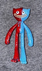 Poppy Playtime Red Blue Scary Huggy Wuggy Bendy Action Figure No Box