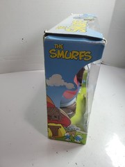 NEW The Smurfs Blue Smurf’s Mushroom House 2008 Jakks – Box DAMAGE