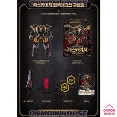 Miniforce Rex Kaiser Black Edition Transforming Robot Figure Dinoid Warrior