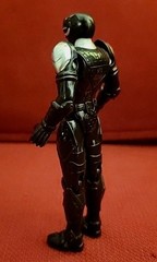 Power Rangers Mighty Morphin 971 22300 Armored Black & Silver 4″ Bandai 2009