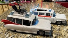 Lot 2 Ghostbusters ECTO-1 Vehicle Real Kenner Classics F1180 & E9563 Afterlife