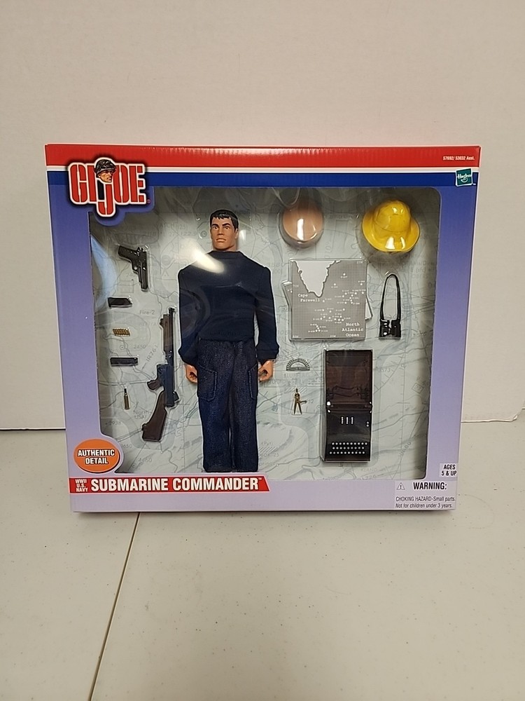 Hasbro GI Joe 12 Inch WWII Submarine Commander Factory Sealed New