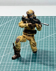 HIYA Exquisite Mini 1/18 G.I. Joe Dusty Desert Trooper Action Figure New Sealed