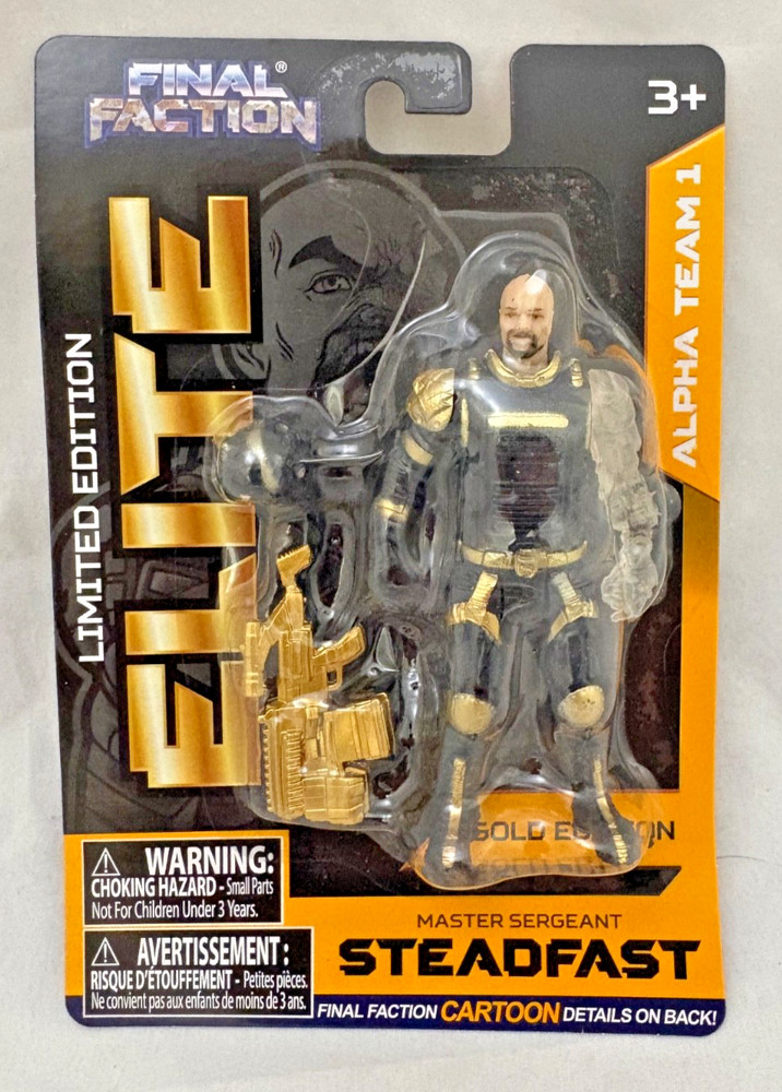 Final Faction – Alpha Team 1 – ELITE – STEADFAST – Action Figure – NEW