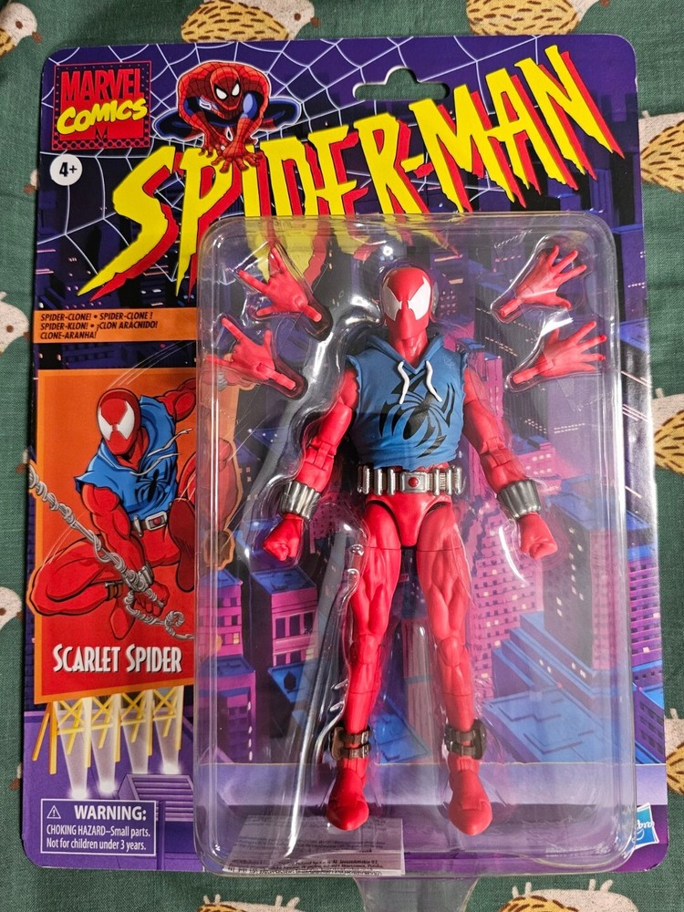 Hasbro Marvel Legends Spider-Man Retro Scarlet Spider New