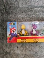 Super Mario Yoshi Multi Pack Yellow Purple Green Pink Blue Jakks Pacific 2.5″
