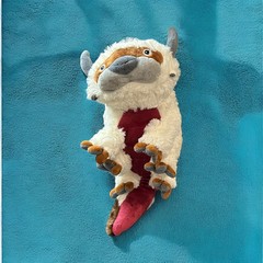 Avatar Last Airbender APPA Plush 19 in Flying Bison Stuffed Animal Toy Fluffy