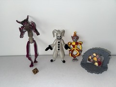 Scooby-Doo Movie Jester, Spooky Demon, Luna Ghost 2002 Action Figures Loose Rare