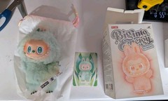 Labubu Authentic POP MART The Monsters Big Into Energy Serenity new box bag card