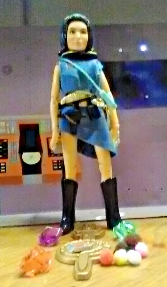 Custom Mego / Retro Star Trek Marlena Moreau Figure Clamshell And More