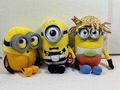 Ty Beanie Babies Minions Plush Lot Despicable Me 3 Prisoner Carl Tourist Dave