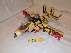 GI Joe 1988 Tiger Force Tiger Rat Jet 100% Complete Inc. Replacmnt Gunner Canopy