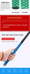 Anti-slip Heat Shrink Tube for Fishing Rod DIY Insulation 5 Colors