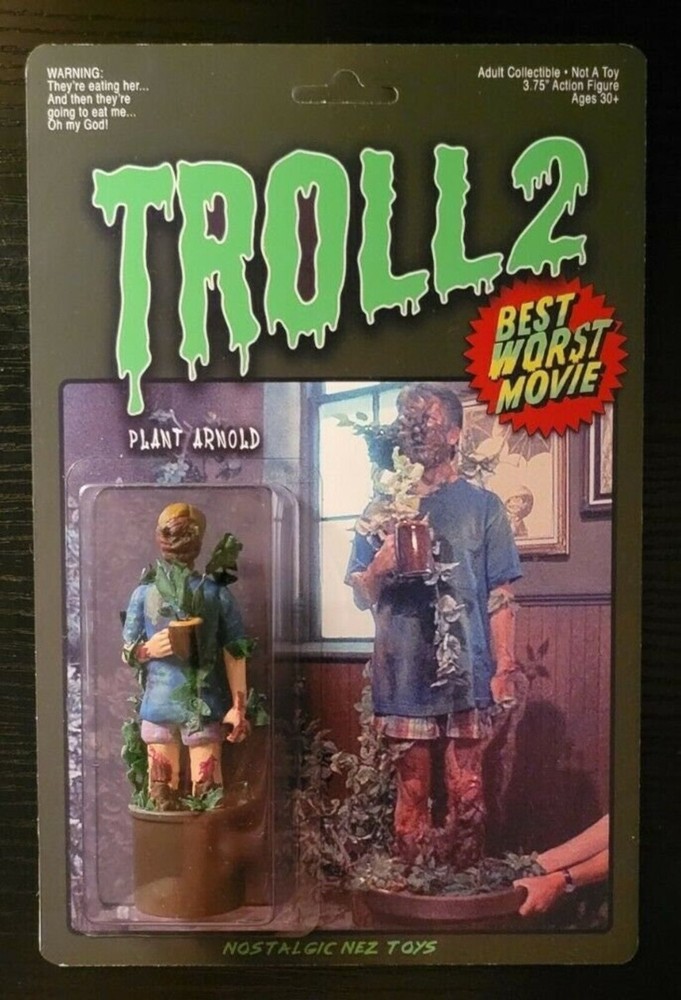 TROLL 2 Action Figure Custom Art Toy 90s Horror Cult Classic Film Nilbog Goblin