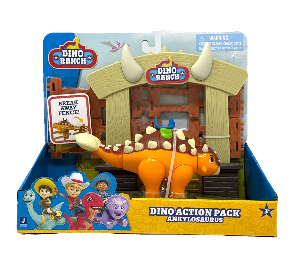 Dino Ranch Dino Action Pack, Ankylosaurus, Break Away Fence
