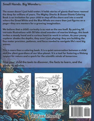 The Mighty Sharks & Ocean Giants Coloring Book: 50 Incredible Deep-Sea Scenes an