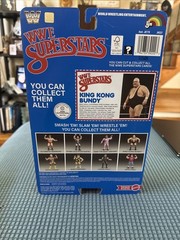 LJN Mattel WWE Superstars King Kong Bundy Rare Chase Black Card MOC