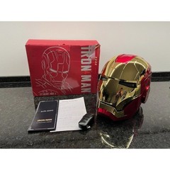 Autoking Iron Man Mask Mk5 1:1 Helmet Wearable Voice Touch Cosplay Props Jarvis