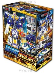 Metal Cardbot S Season2 BLUE COP TRINITY + GLOBER Set Transformer Robot Toy 2024