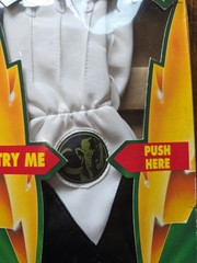 Mighty Morphin Power Rangers Sound Effect Gloves Black Ranger