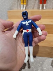 Vintage Super Robotic Rangers Lookalike Yellow Black Red Green Action Figure Lot