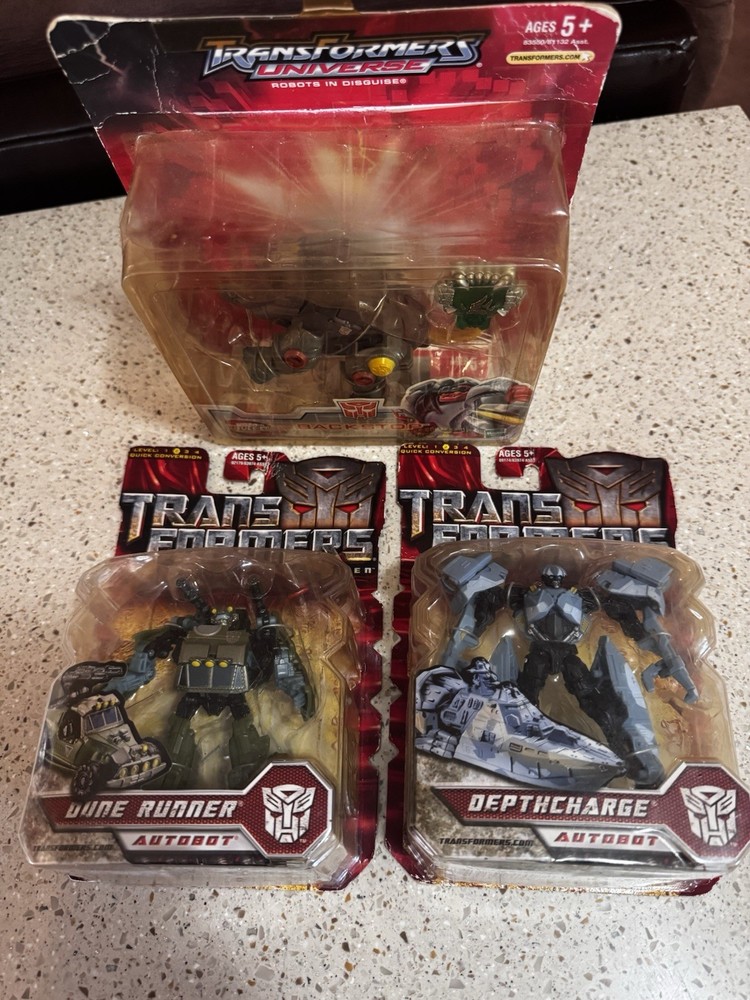 LOt 3 Transformer Revenge Of The Fallen Depth Charge (autobot, Scout Class 2008