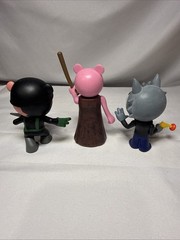 PIGGY Minifigure Collectible Figure Mini Toon Phat Mojo PVC Set of 3