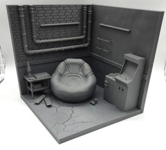 1:12 or 1:18 Scale TMNT Michelangelo Room Diorama with Accessories 3D Printed