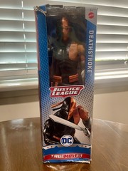 RARE DC Comics Justice League Deathstroke Action Figure True Moves NIB HTF