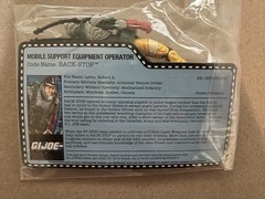 G.I. Joe 2017 Convention Exclusive Parachute Drop BACK-STOP MISB