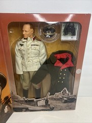 Hot Toys 1/6 WWII Desert Fox Erwin Rommel 12″ Military Action Figure Box Damage
