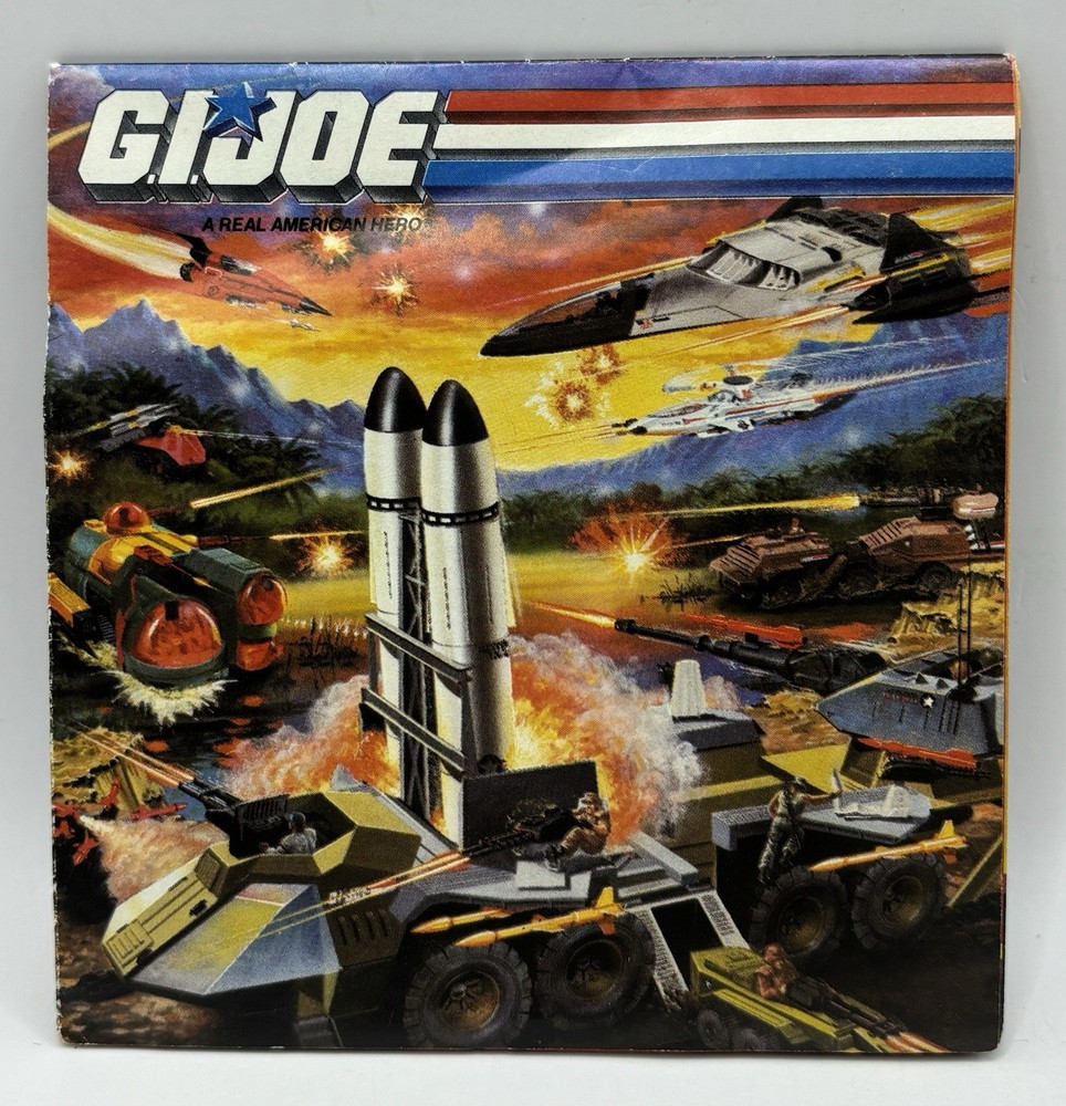 Vintage G.I. Joe Action Figure Toys 1987 Advertising Folding Sales Brochure