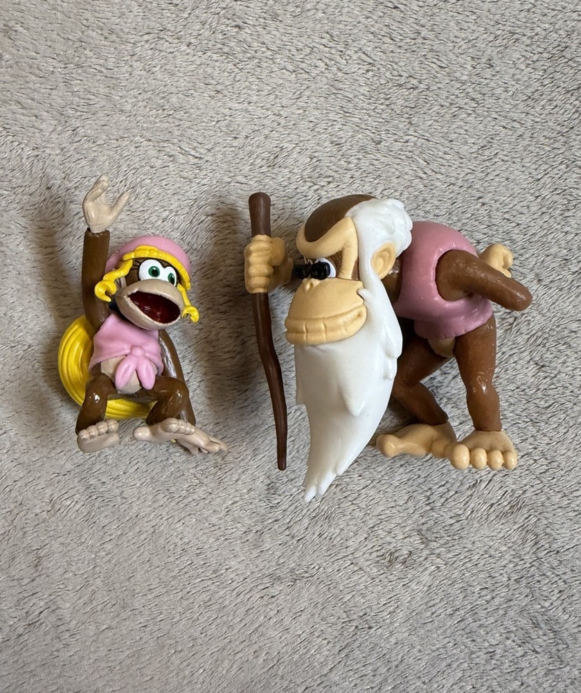 World Of Nintendo Cranky Kong Dixie Kong Series 1-3 2.5″ Figure Jakks Pacific