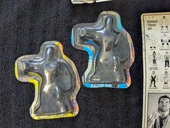 WWF Hasbro Cardbacks w Bubbles – WWE LJN Vintage Titan Sports Damaged Cards
