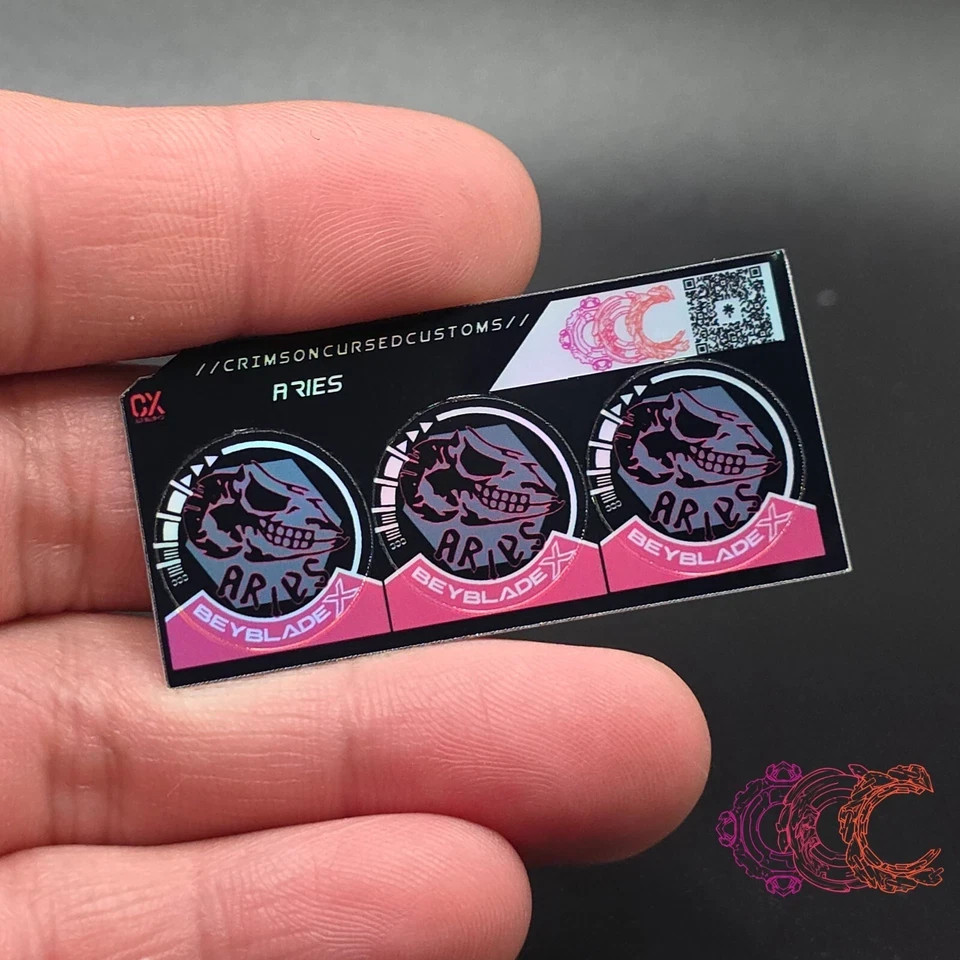 Beyblade X Stickers | Metal Fight Generation | UX Series 3
